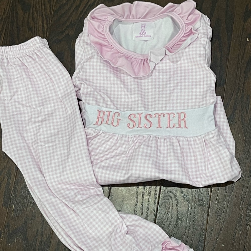 Little Cottontail Clothing Pima “Big Sister” set. It’s beautiful!